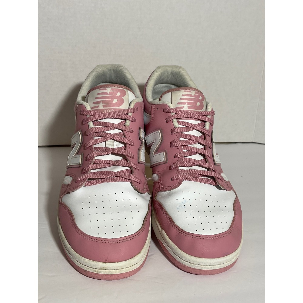 New Balance 480 Pink White Leather Low Top‎ Retro Sneakers BB480LPK Mens 15